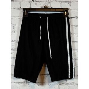Fashion Nova Shorts Lounge Activewear Casual Athleisure Black‎ White S